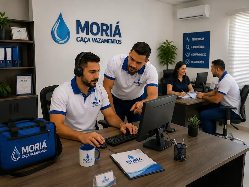 Equipe Moria atendimento conta alta em residência
