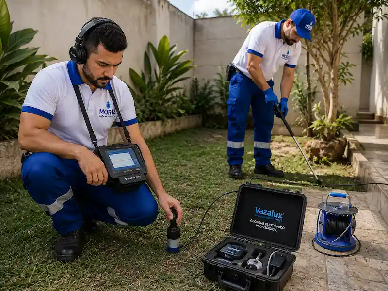 Teste do hidrômetro para conta alta